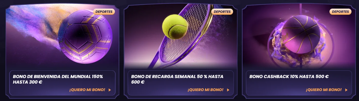 FunBet Casino promociones deportivas con bono de bienvenida, recarga semanal y cashback